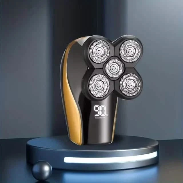 Men's Cordless Rechargeable Wet/Dry Shaver with LED Display