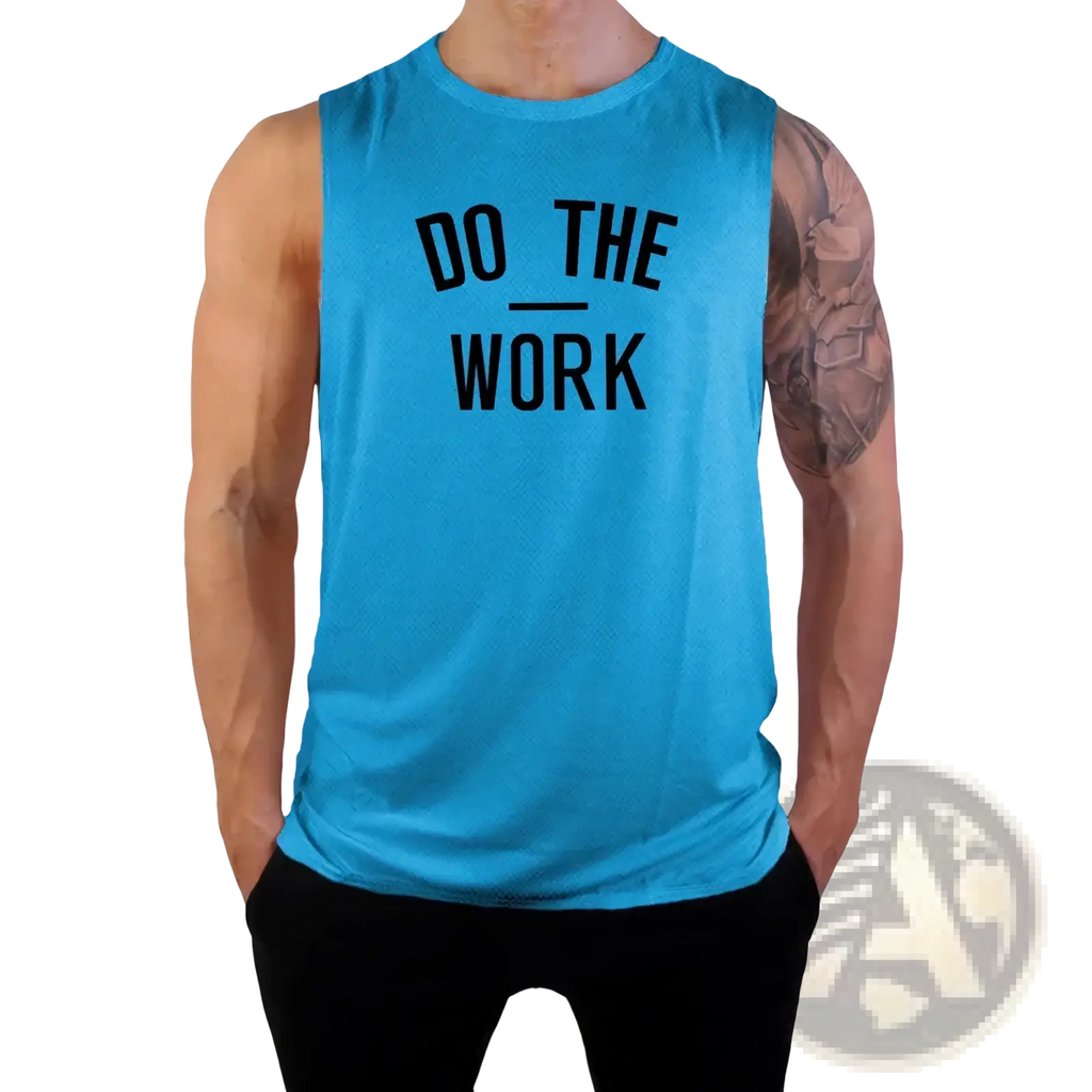 Men's Gym Tank Top do the Work Quick Dry Fitness Vest