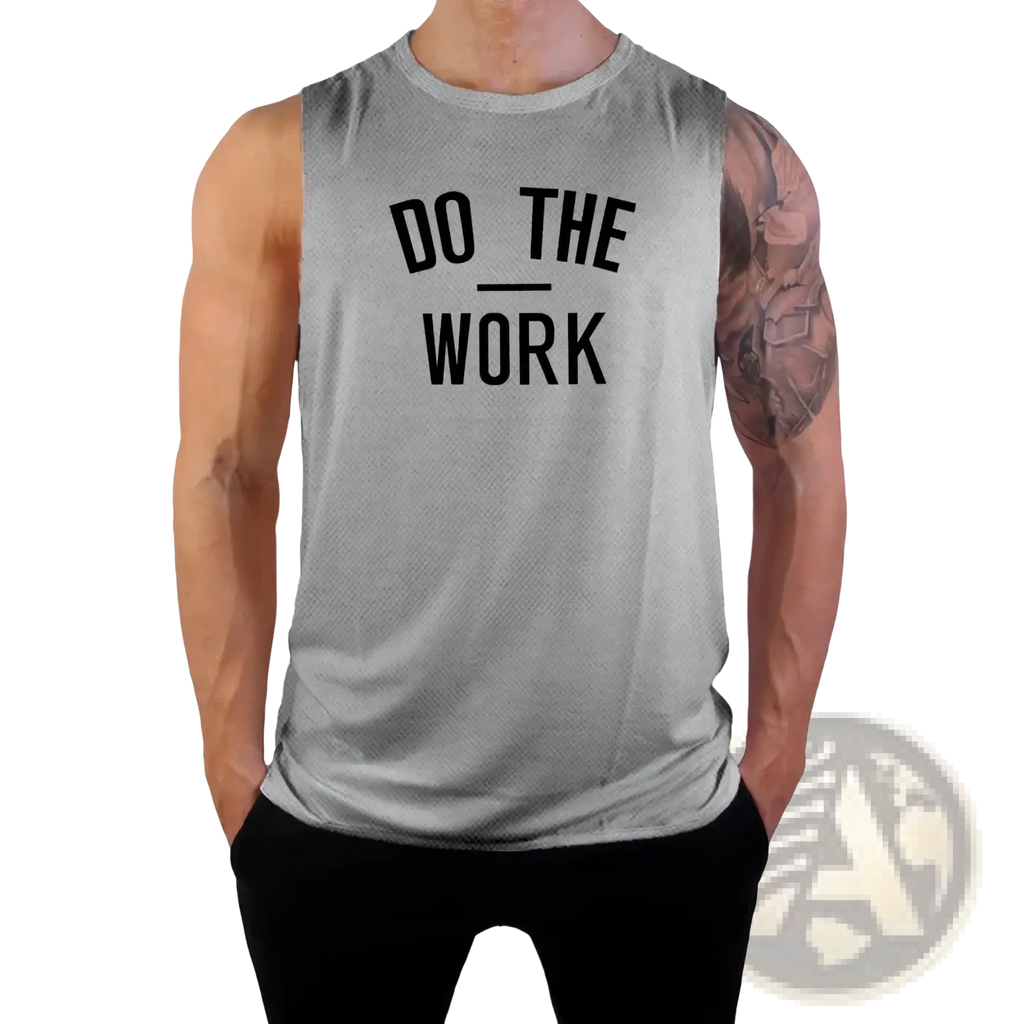 Men's Gym Tank Top do the Work Quick Dry Fitness Vest
