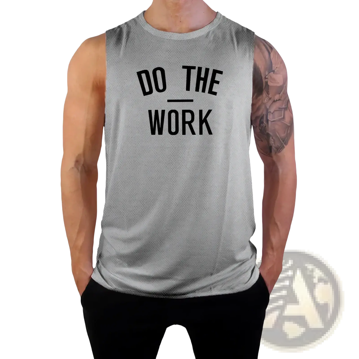 Men's Gym Tank Top do the Work Quick Dry Fitness Vest