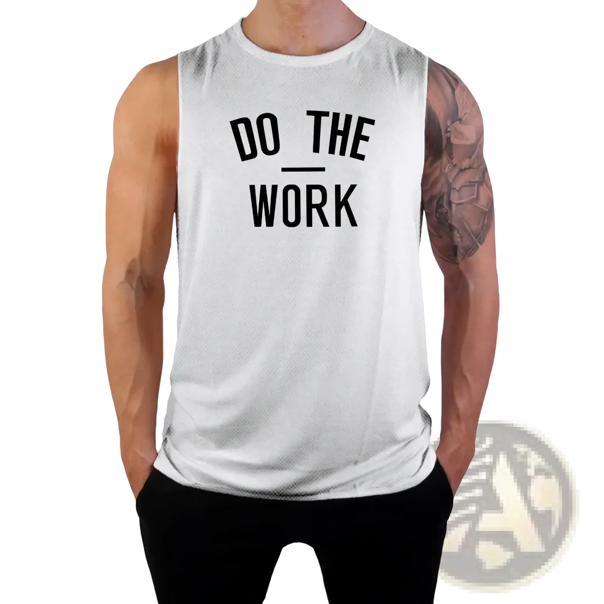 Men's Gym Tank Top do the Work Quick Dry Fitness Vest