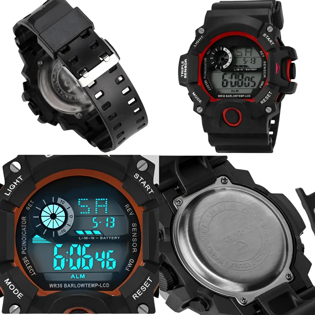 Men's Waterproof Digital Sports Watch