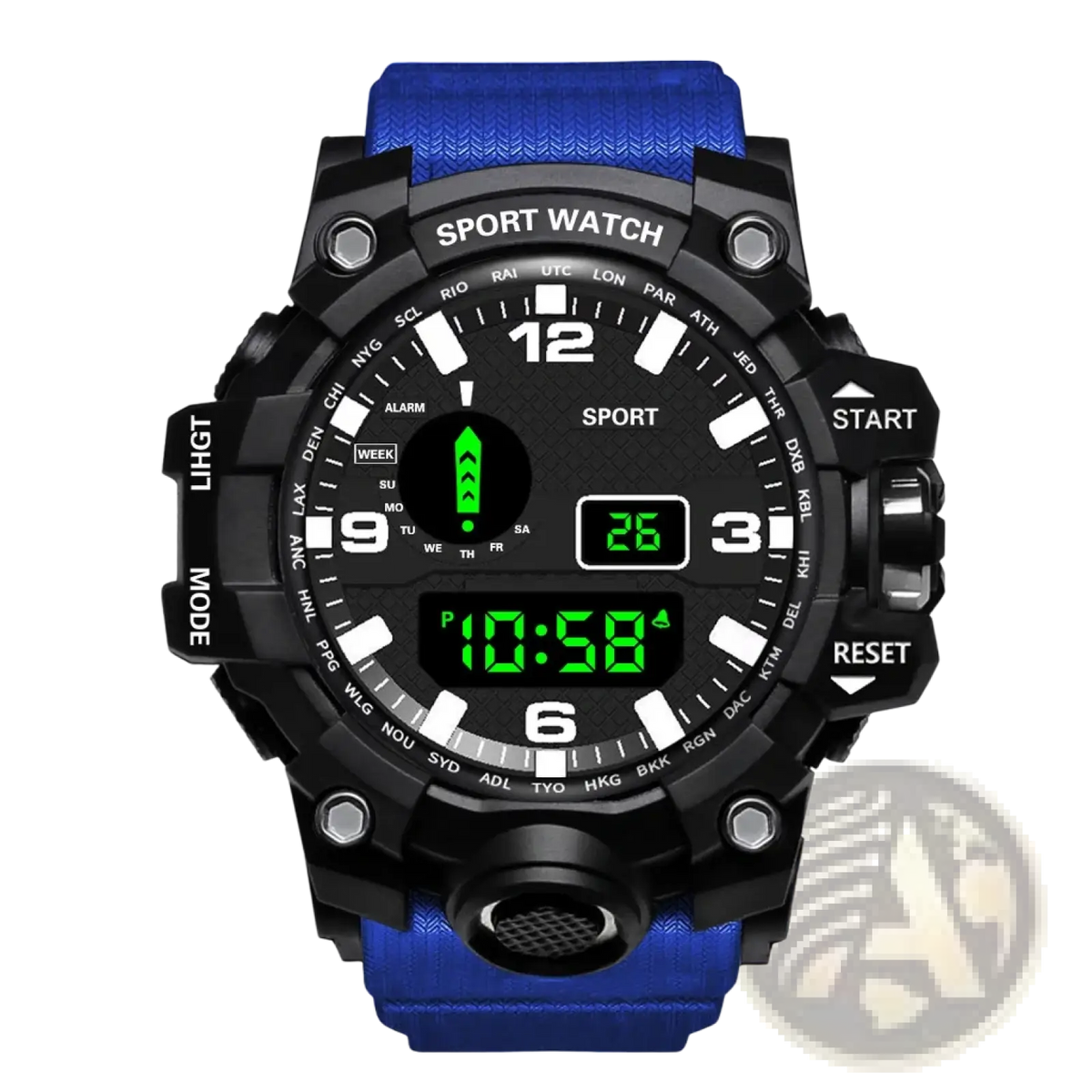 Men's Waterproof Digital Sports Watch