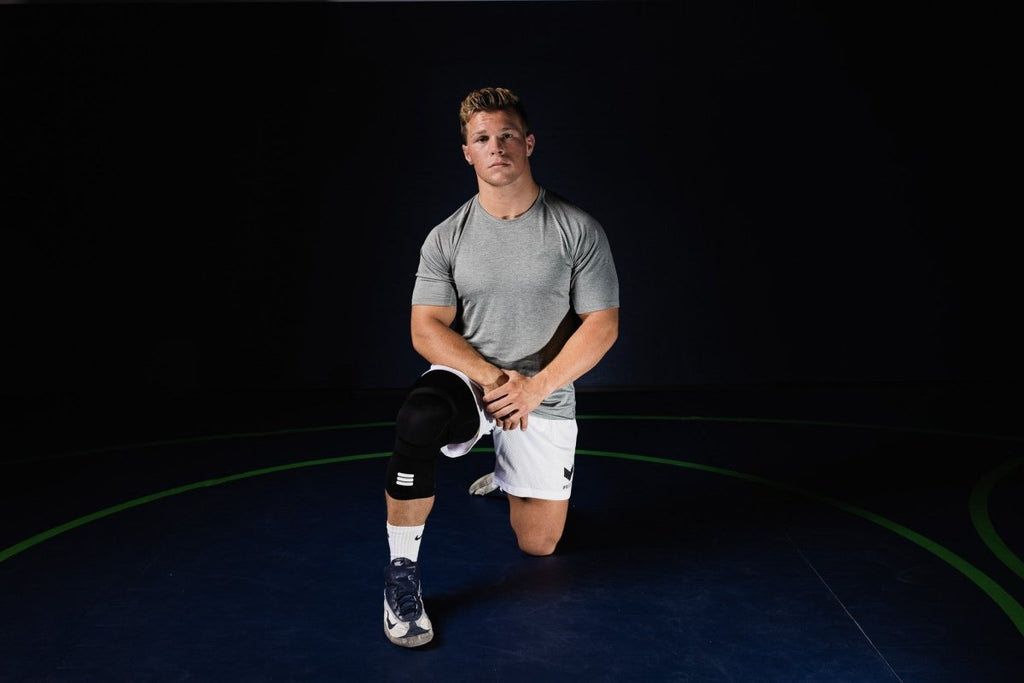 Mid-Length Padded Knee Sleeve - Black