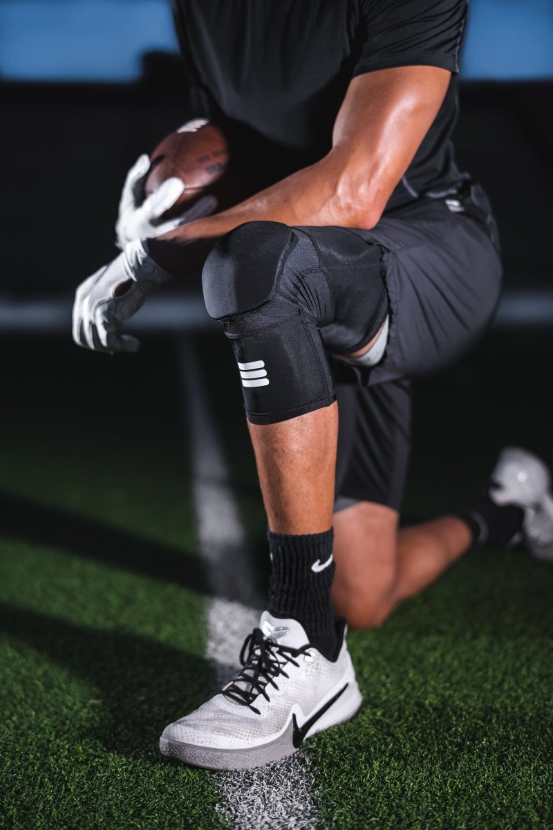 Mid-Length Padded Knee Sleeve - Black