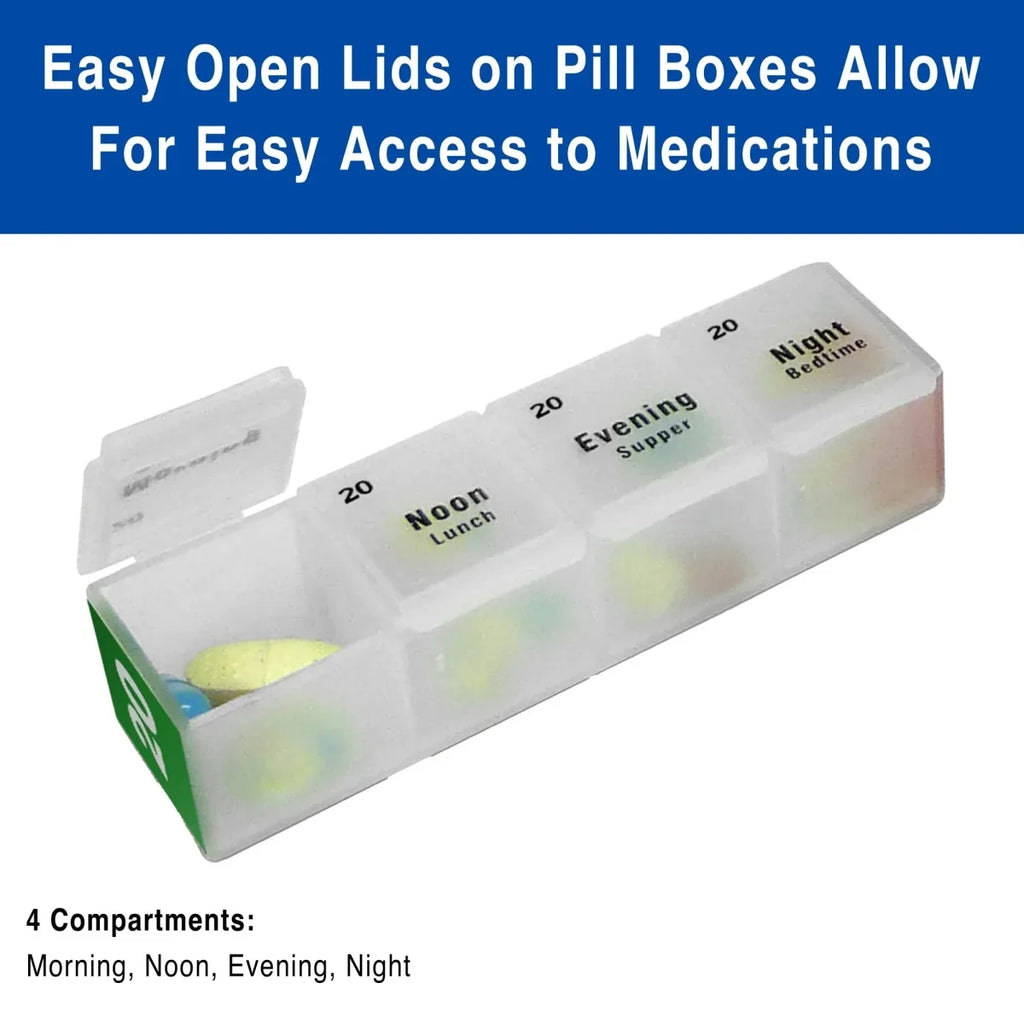 Monthly Pill Organizer with Alarms