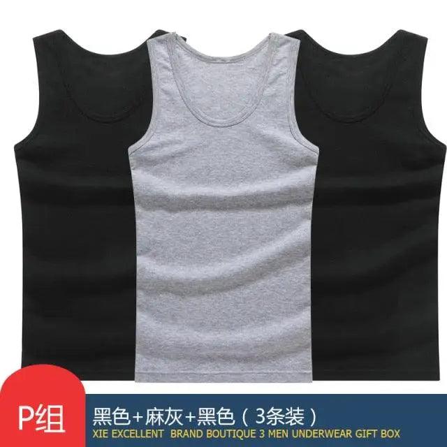 100% Soft Cotton Mens Modern Sleeveless Tank Top Solid Muscle Vest Athletic Undershirts O-neck Gym Clothing Tees Tops Unique Soft Comfortable Summer Tops For Men Soft Cotton Sleeveless Tops for Men Classic Tank Tops