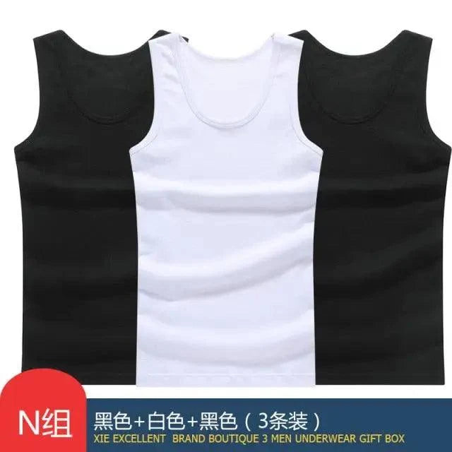 100% Soft Cotton Mens Modern Sleeveless Tank Top Solid Muscle Vest Athletic Undershirts O-neck Gym Clothing Tees Tops Unique Soft Comfortable Summer Tops For Men Soft Cotton Sleeveless Tops for Men Classic Tank Tops