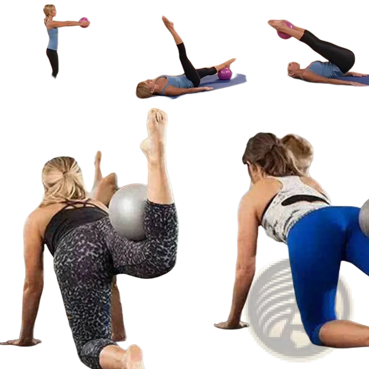 Pilates Ball 25cm Explosion Proof Yoga Core Fitness