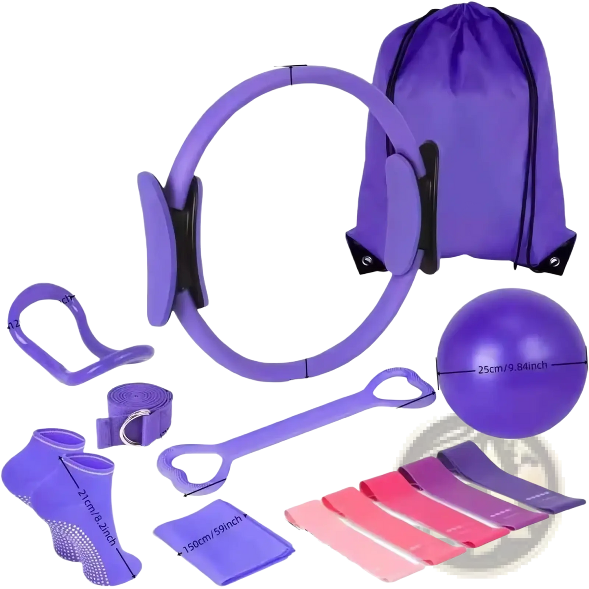 Pilates Equipment Kit 13-piece Fitness Set