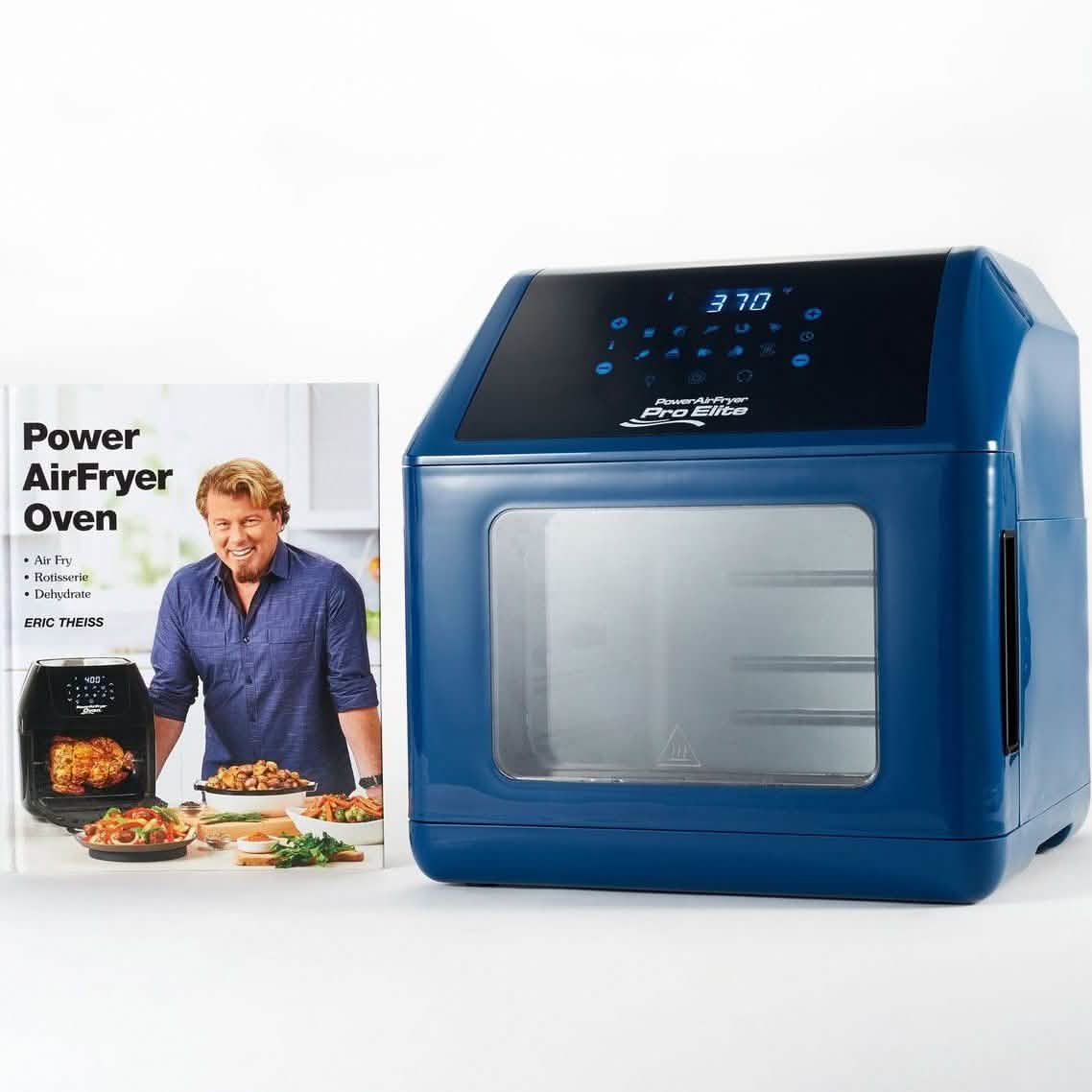 Power Air Fryer 10-in-1 Pro Elite Oven 6-qt with Cookbook