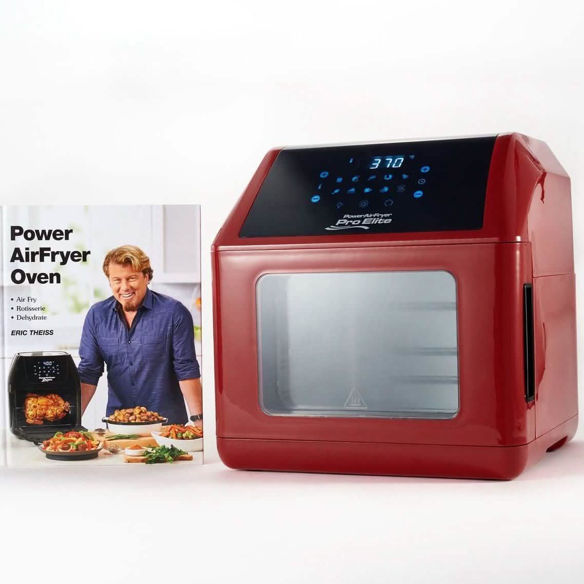 Power Air Fryer 10-in-1 Pro Elite Oven 6-qt with Cookbook