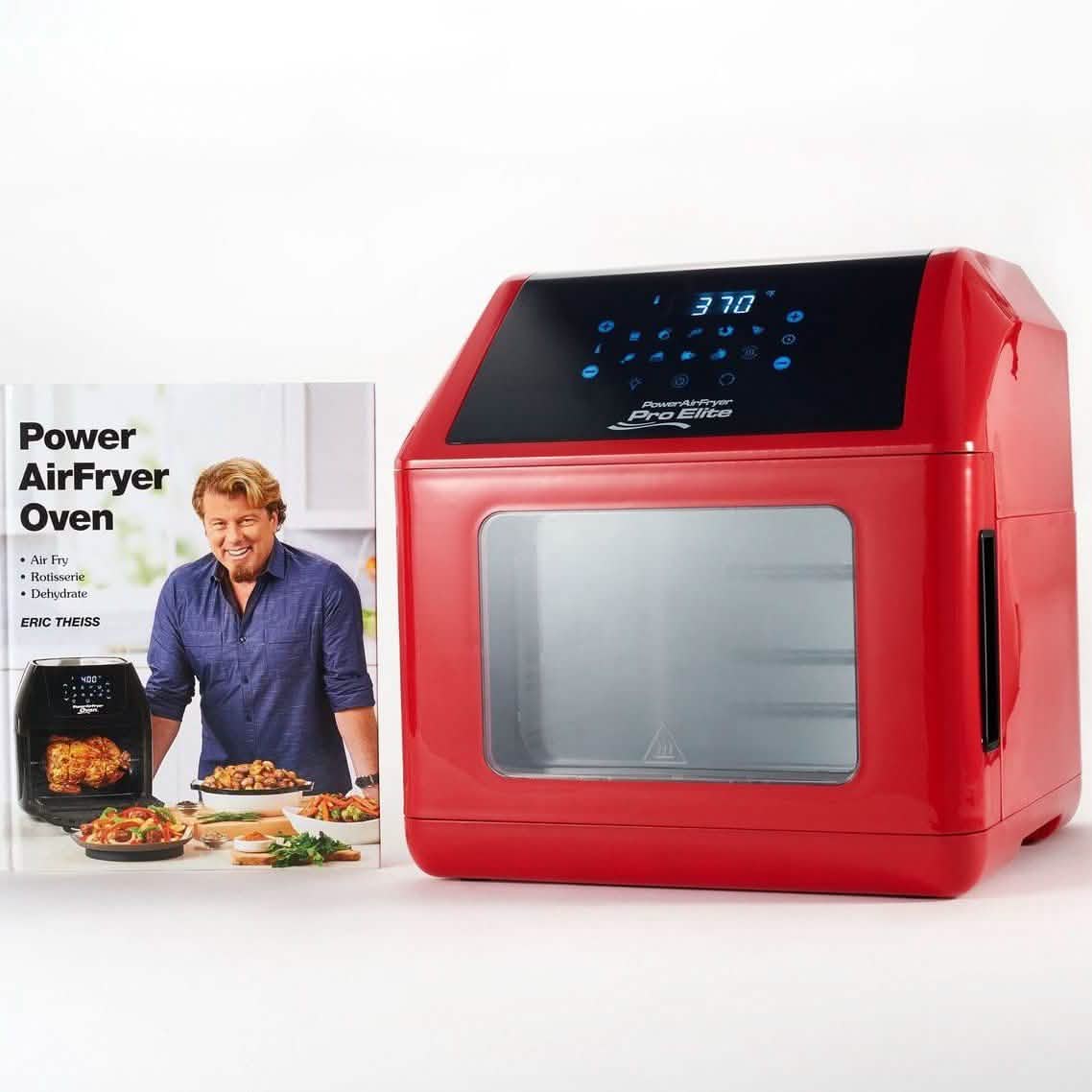 Power Air Fryer 10-in-1 Pro Elite Oven 6-qt with Cookbook