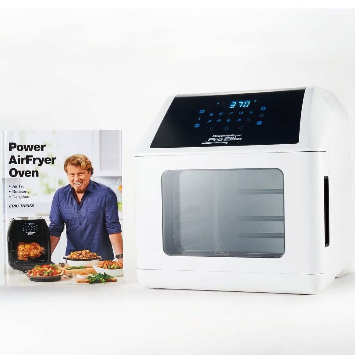 Power Air Fryer 10-in-1 Pro Elite Oven 6-qt with Cookbook