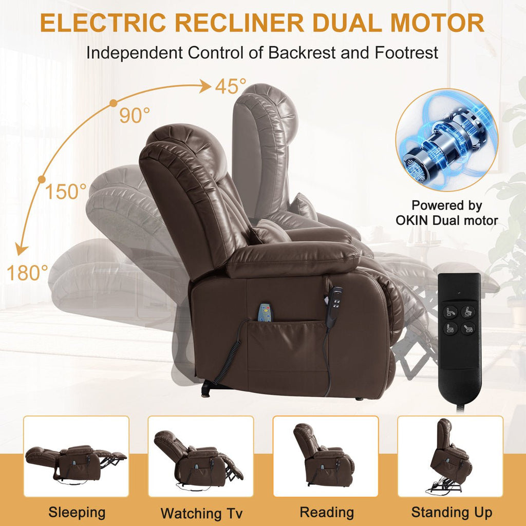 Power Lift Chair Recliner | Lay Flat | by Latitude Run
