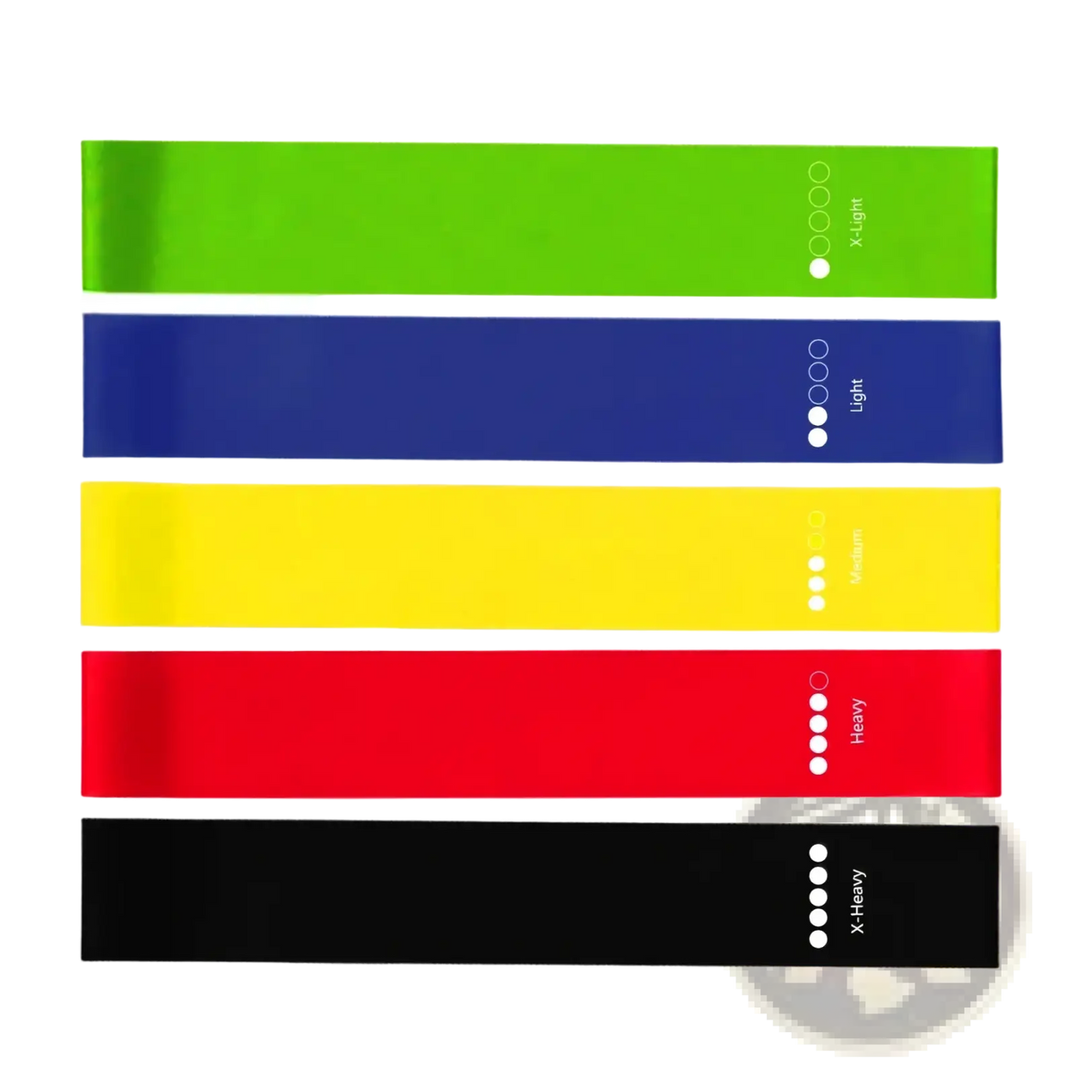 Purple Resistance Bands Set for Home Fitness