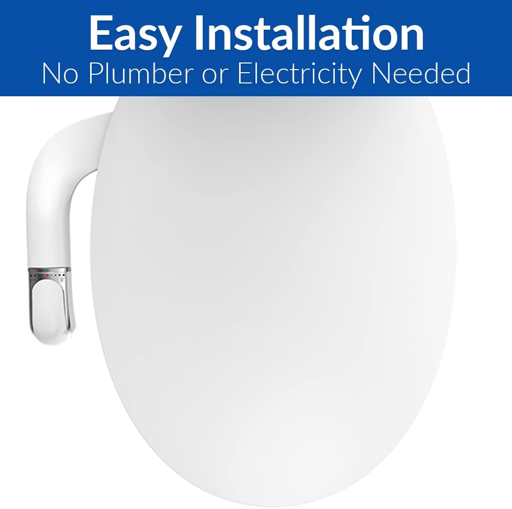Raised Toilet Seat With Bidet & Handles