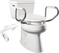 Raised Toilet Seat With Bidet & Handles