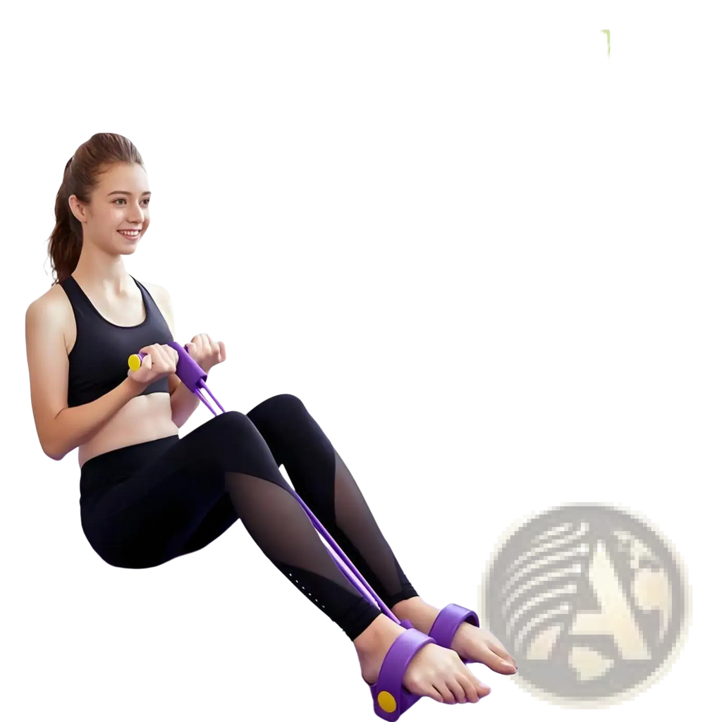 Resistance Band Workout Poster Fitness Training Guide