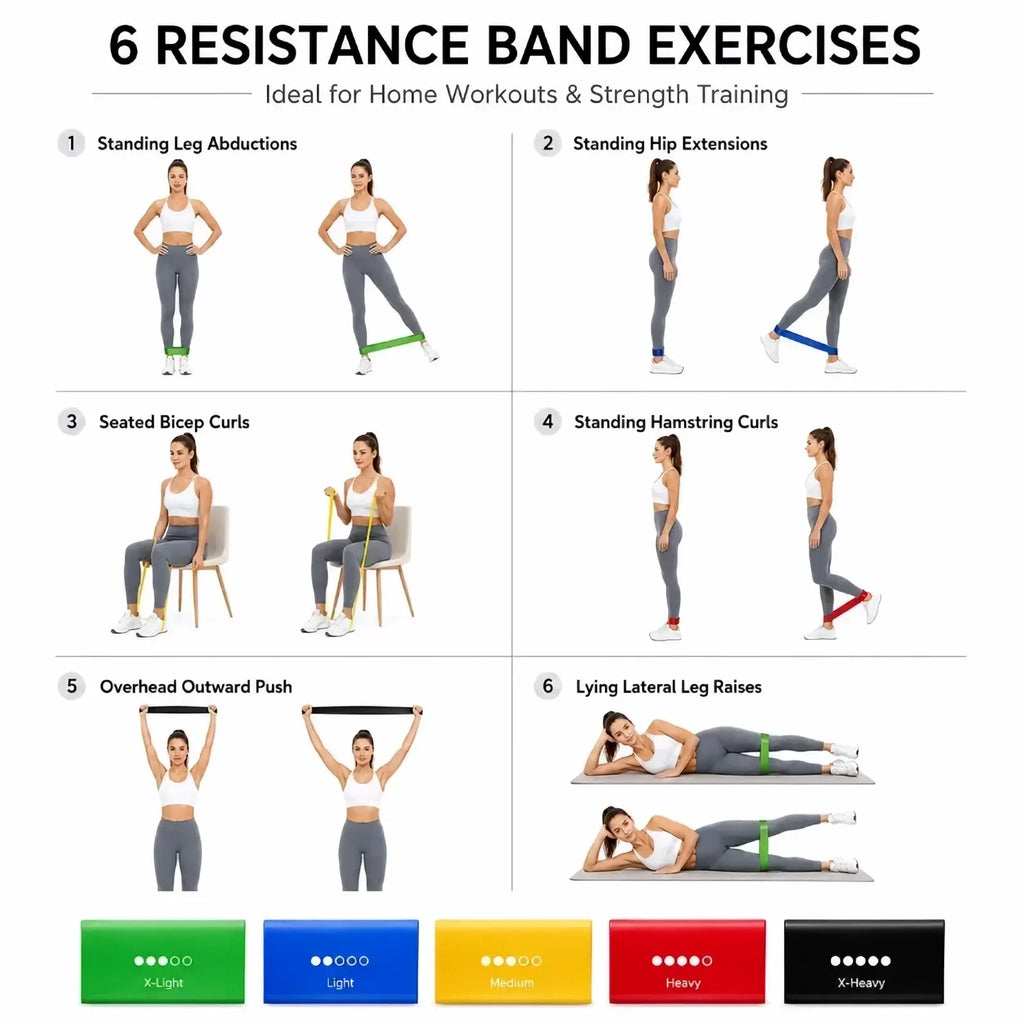 Resistance Bands Set for Home Fitness Workout