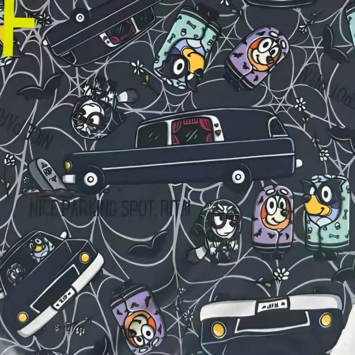 Spooky Grannies Semi-Exclusive Leggings - High-quality Handcrafted Vibrant