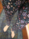 Bloom and Gloom Semi-Exclusive Leggings - High-quality Handcrafted Vibrant Spring Spooky