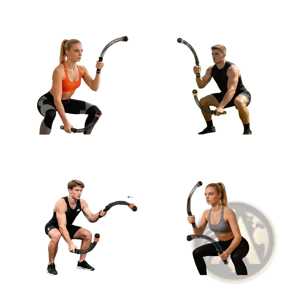 Ropeless Battle Rope Adjustable Fitness Training Equipment