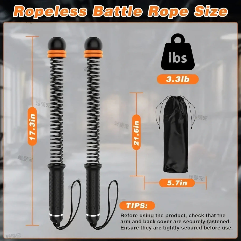 Ropeless Battle Rope Adjustable Fitness Training Equipment