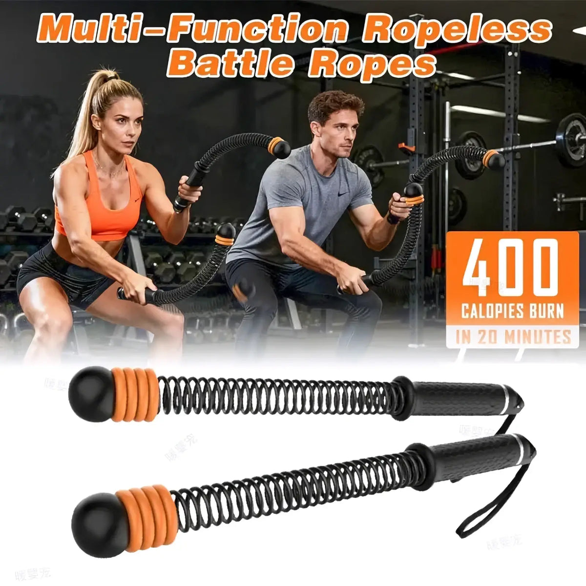 Ropeless Battle Rope Adjustable Fitness Training Equipment