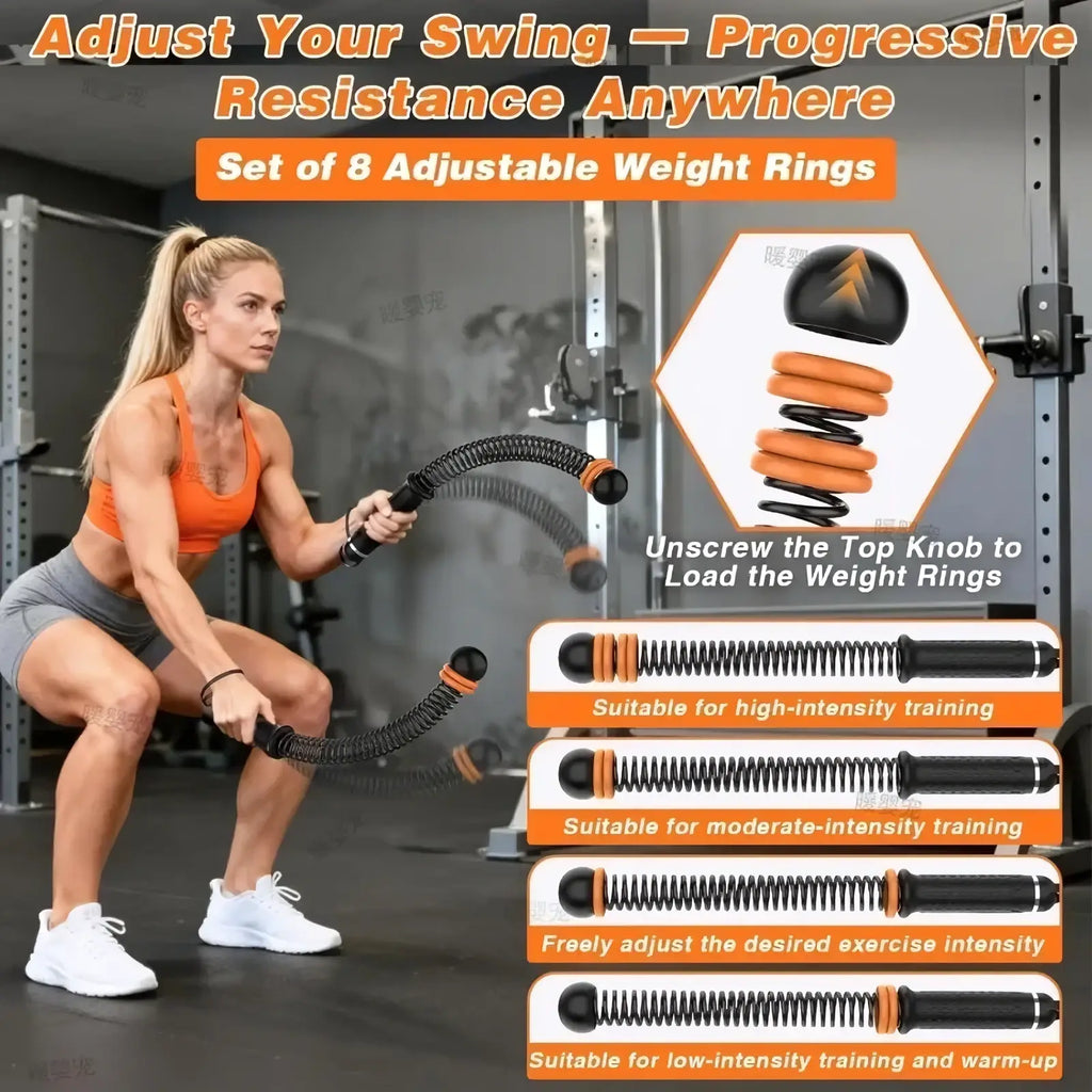 Ropeless Battle Rope Adjustable Fitness Training Equipment
