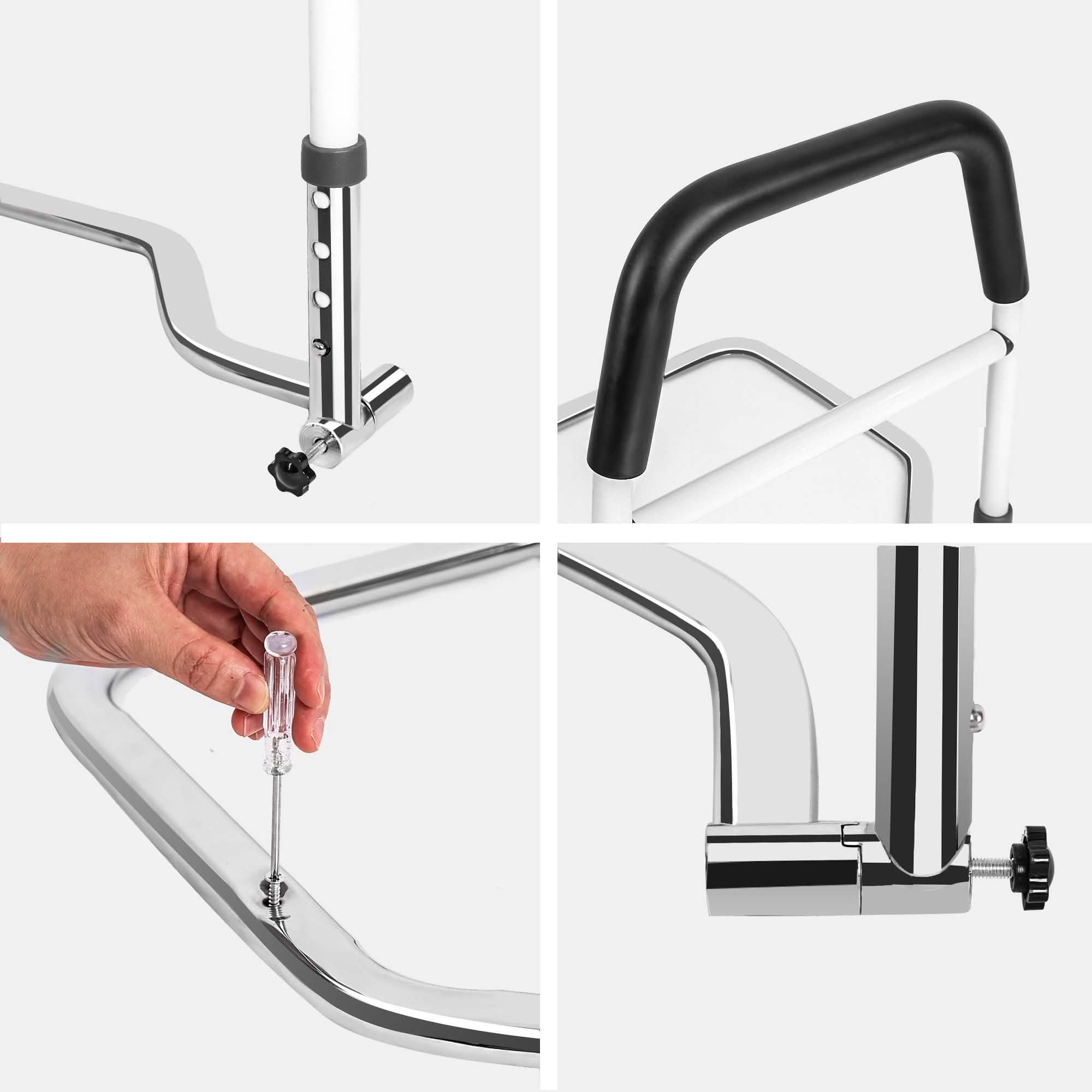 Safety Guard Bed Assist Rails Elderly Adult Adjustable Support Handle Handicap