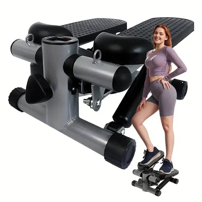 Stair Stepper With Resistance Bands For Exercise At Home
