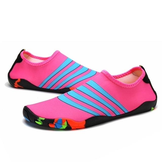 Mens Sports Water Shoes Non-Slip Beach Shoes Barefoot Upstream Shoes Quick-Dry Aqua Sock Barefoot For Beach Swim River Pool Lake Hiking Kayaking Surfing
