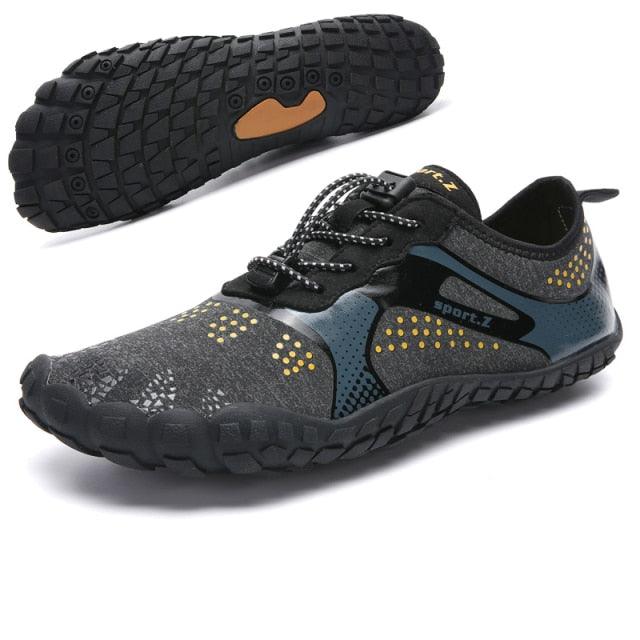 Mens Sports Water Shoes Non-Slip Beach Shoes Barefoot Upstream Shoes Quick-Dry Aqua Sock Barefoot For Beach Swim River Pool Lake Hiking Kayaking Surfing
