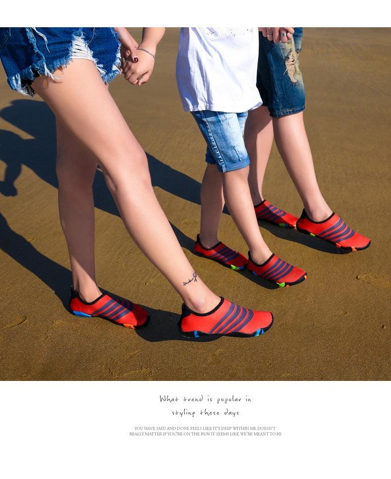Mens Sports Water Shoes Non-Slip Beach Shoes Barefoot Upstream Shoes Quick-Dry Aqua Sock Barefoot For Beach Swim River Pool Lake Hiking Kayaking Surfing