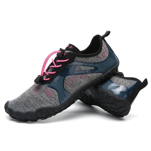 Mens Sports Water Shoes Non-Slip Beach Shoes Barefoot Upstream Shoes Quick-Dry Aqua Sock Barefoot For Beach Swim River Pool Lake Hiking Kayaking Surfing