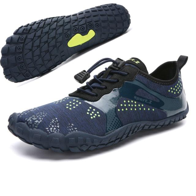 Mens Sports Water Shoes Non-Slip Beach Shoes Barefoot Upstream Shoes Quick-Dry Aqua Sock Barefoot For Beach Swim River Pool Lake Hiking Kayaking Surfing