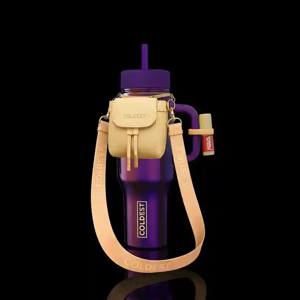 Mini Backpack & Squeeze Holder, Key Hanger, Mint Box - Water Bottle Backpack