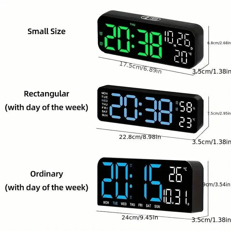 TIMESS Large Display LED Digital Alarm Clock