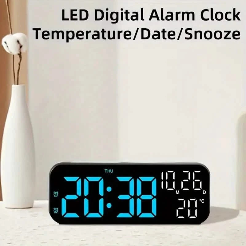 TIMESS Large Display LED Digital Alarm Clock