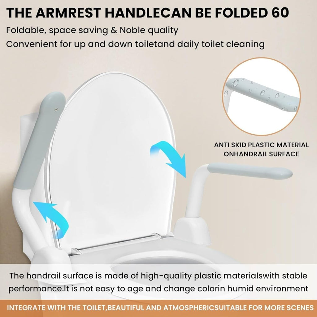 Toilet Safety Rails | Get up from the toilet easier