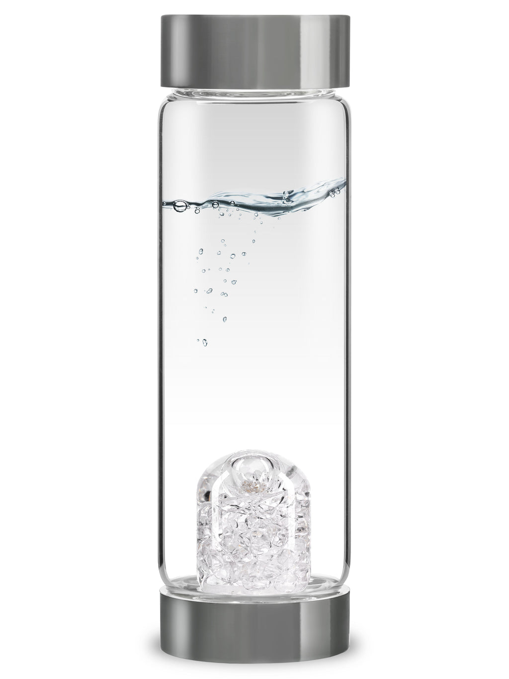 ViA DIAMONDS | Genuine Diamond Slivers (4ct.) & Clear Quartz