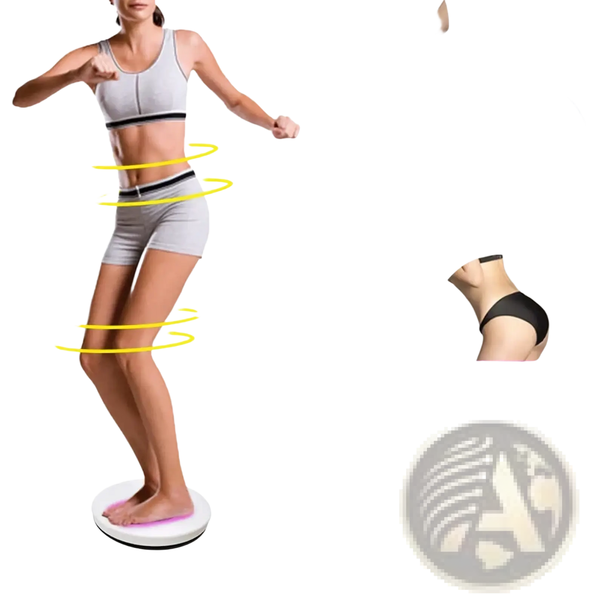 Waist Twisting Disc for Core and Abdomen Fitness