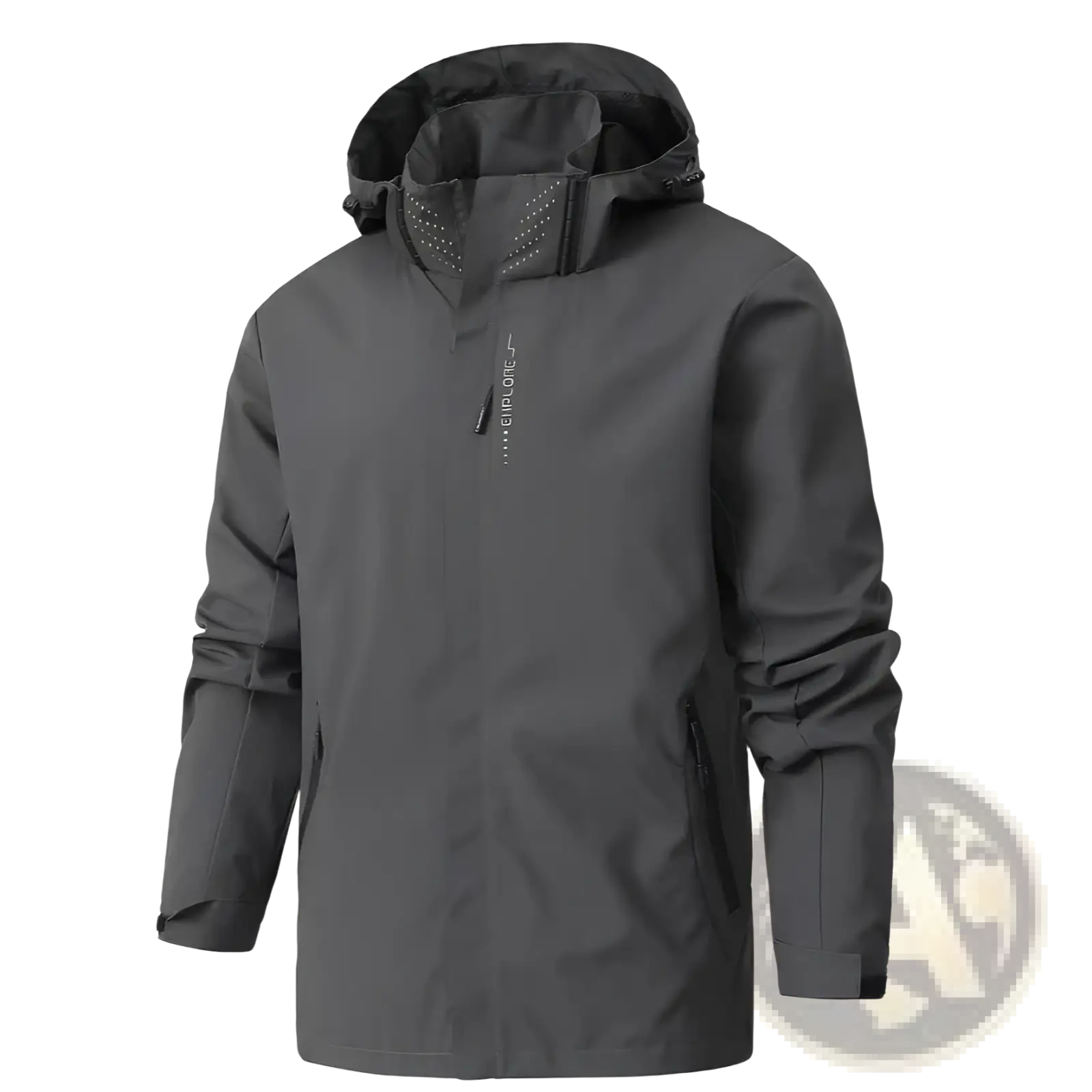 Waterproof Hiking Jacket Men Hooded Windbreaker