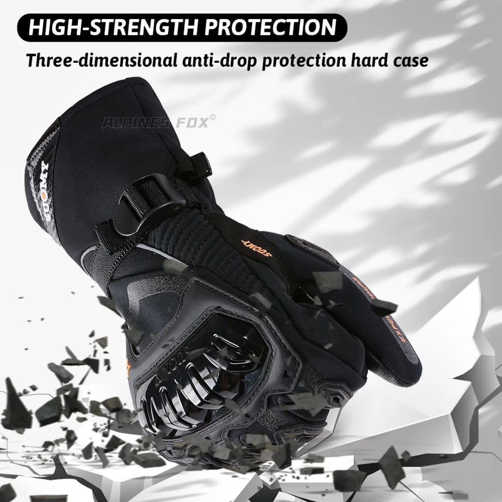 Waterproof Winter Motorcycle Riding Gloves