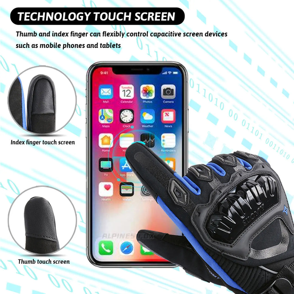 Waterproof Winter Motorcycle Riding Gloves
