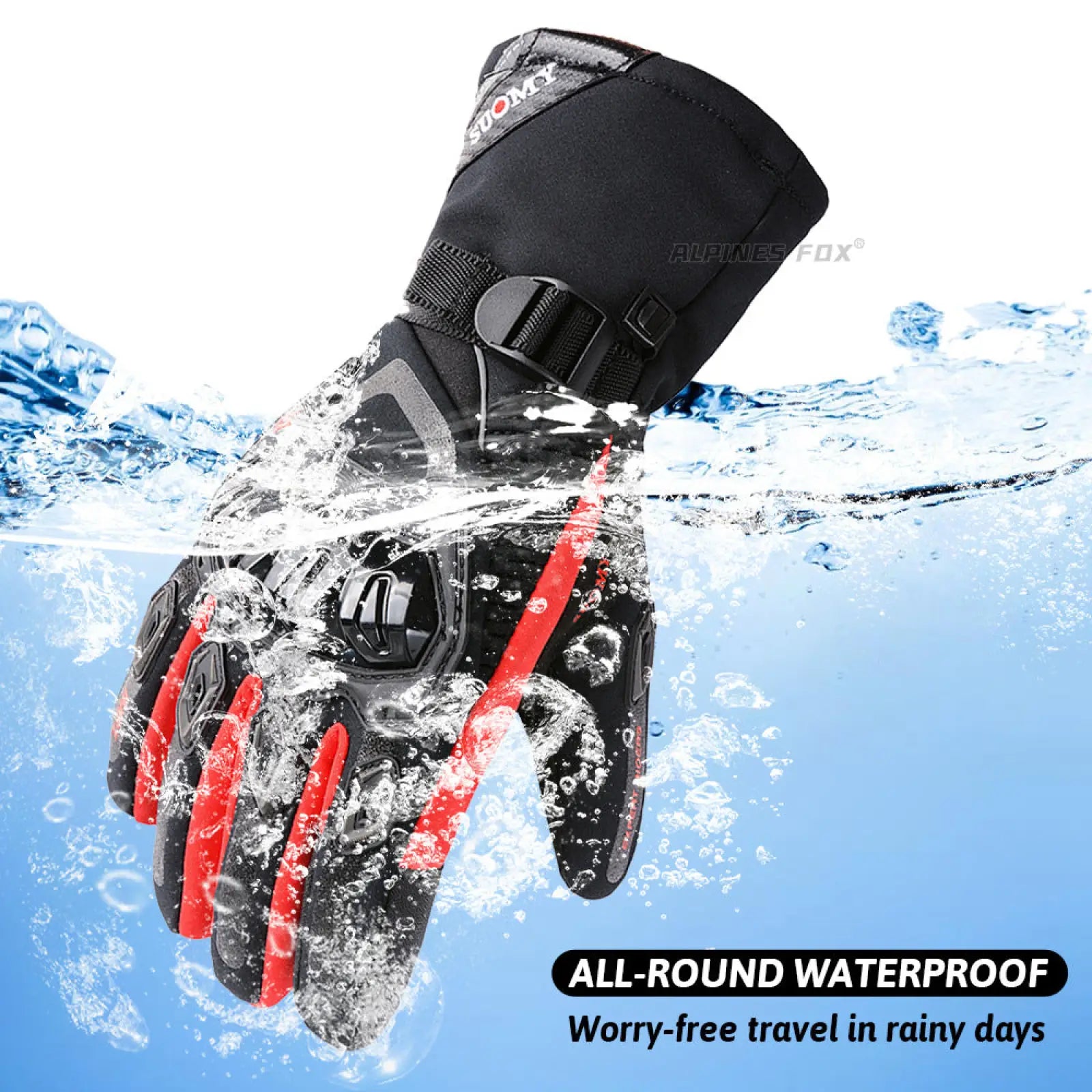 Waterproof Winter Motorcycle Riding Gloves