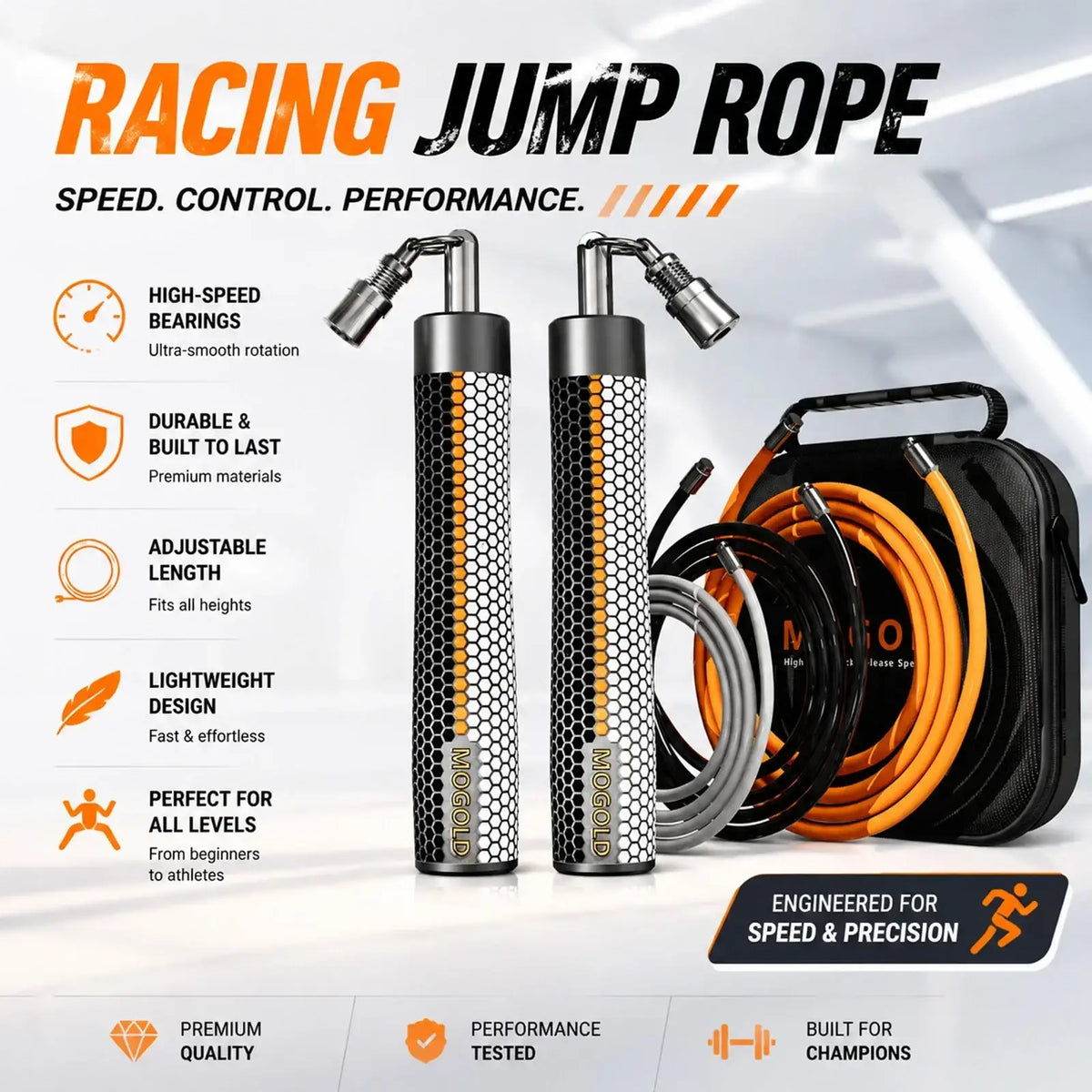 Weighted Jump Rope for Fitness and Boxing