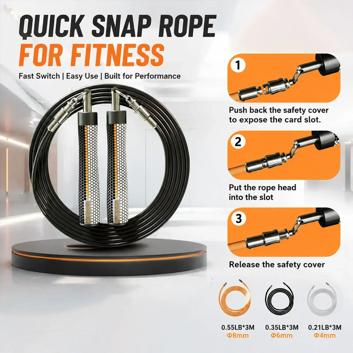 Weighted Jump Rope for Fitness and Boxing