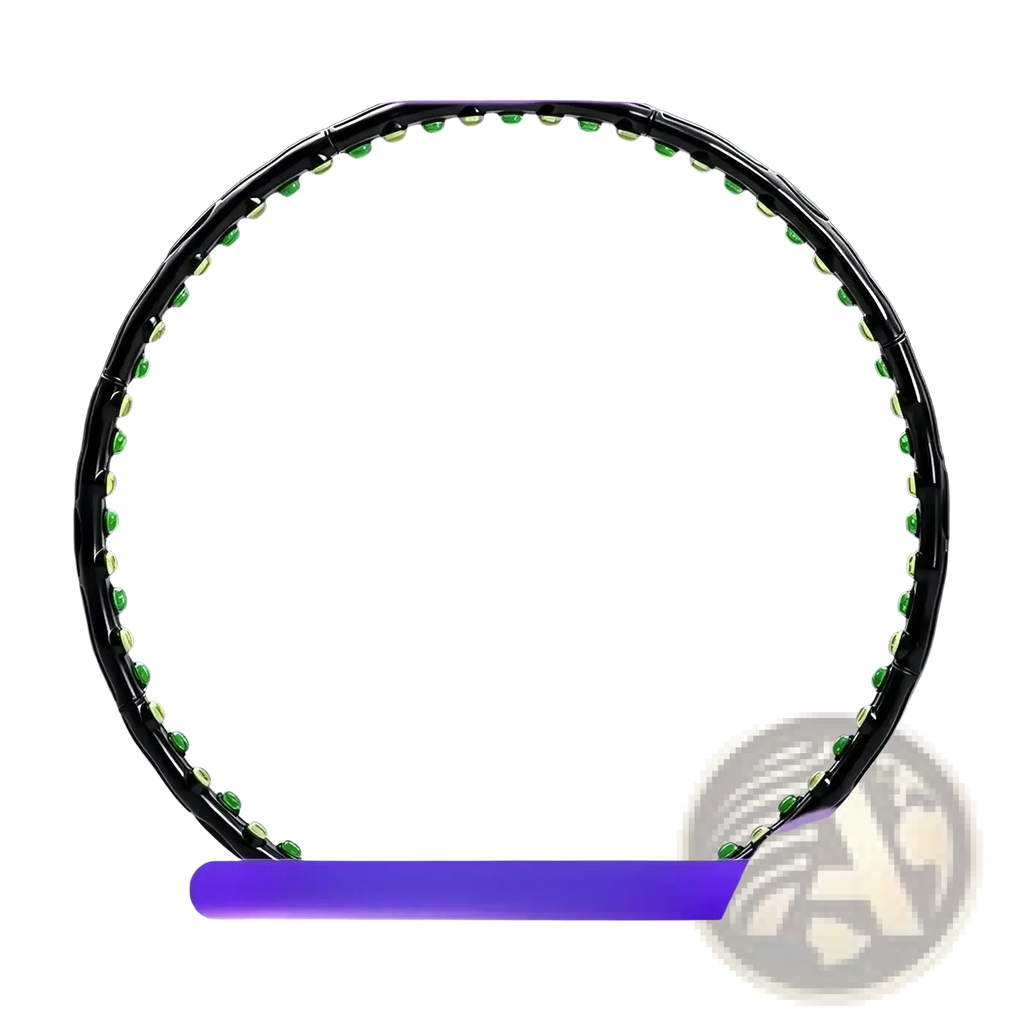 Weighted Magnetic Fitness Hoop for Waist Shaping